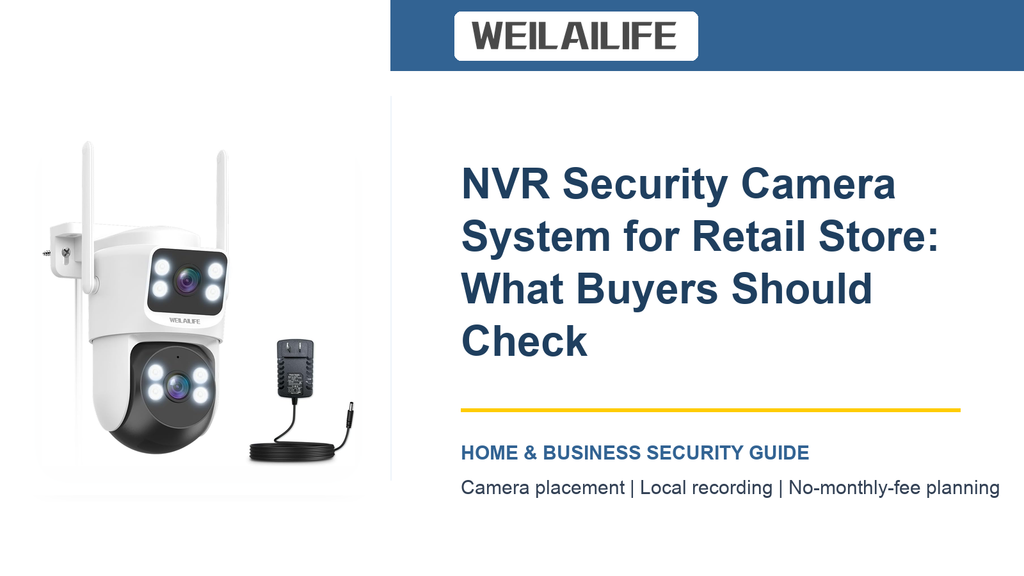 NVR Security Camera System at Retail Store: Coverage Gaps Basics