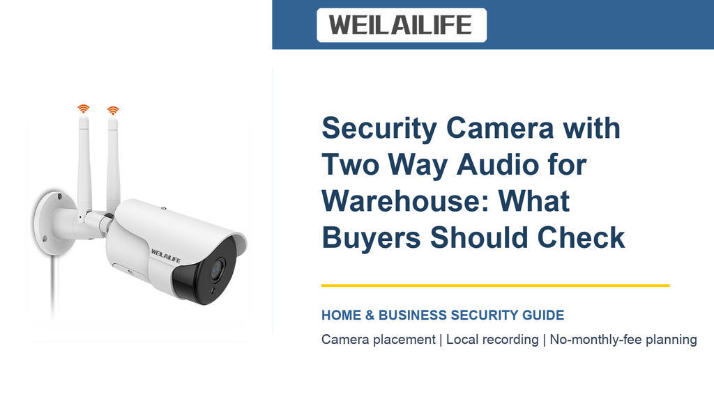 Security Camera System at Warehouse: Color Night Vision Basics