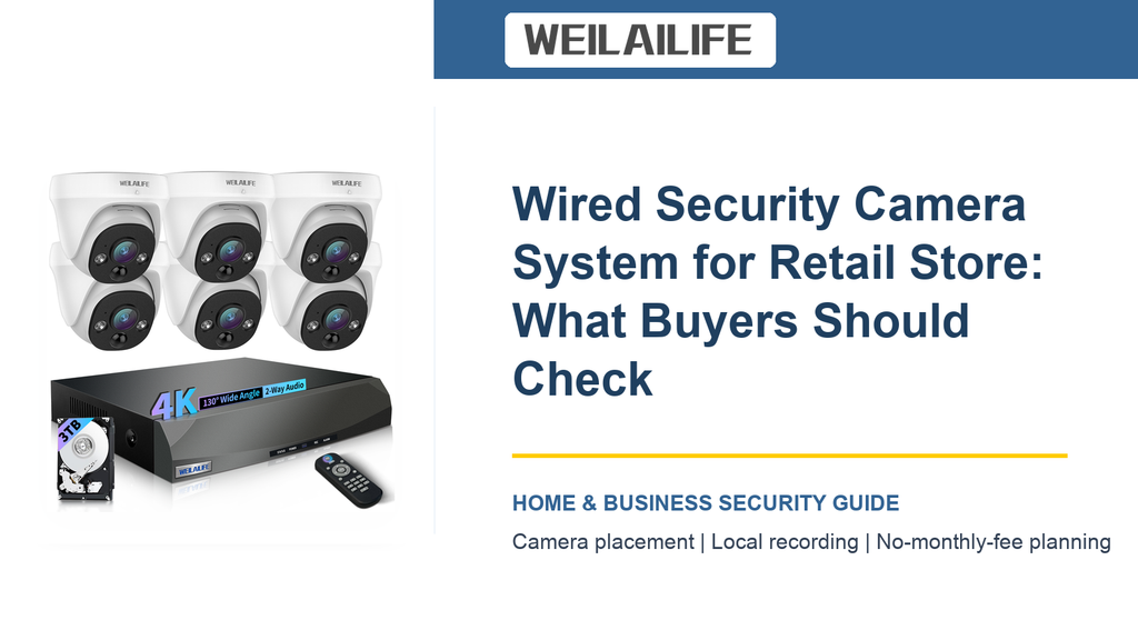 Remote Viewing Planning for Retail Store Security Cameras | WEILAILIFE