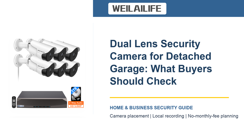 Review Workflow Planning for Detached Garage Security Cameras