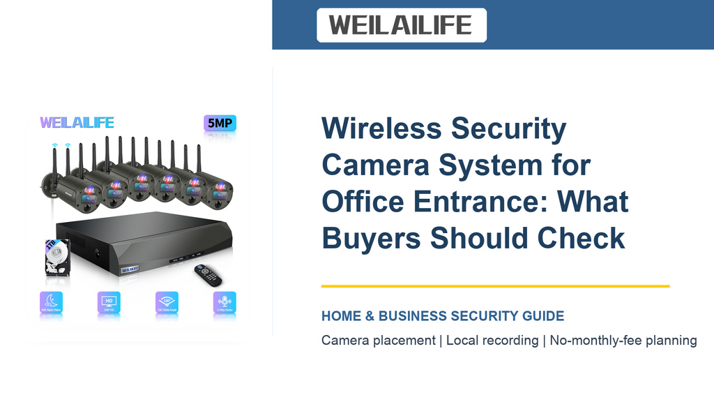 Wireless Security Camera System Buying Guide for Office Entrance: Rear Alleys