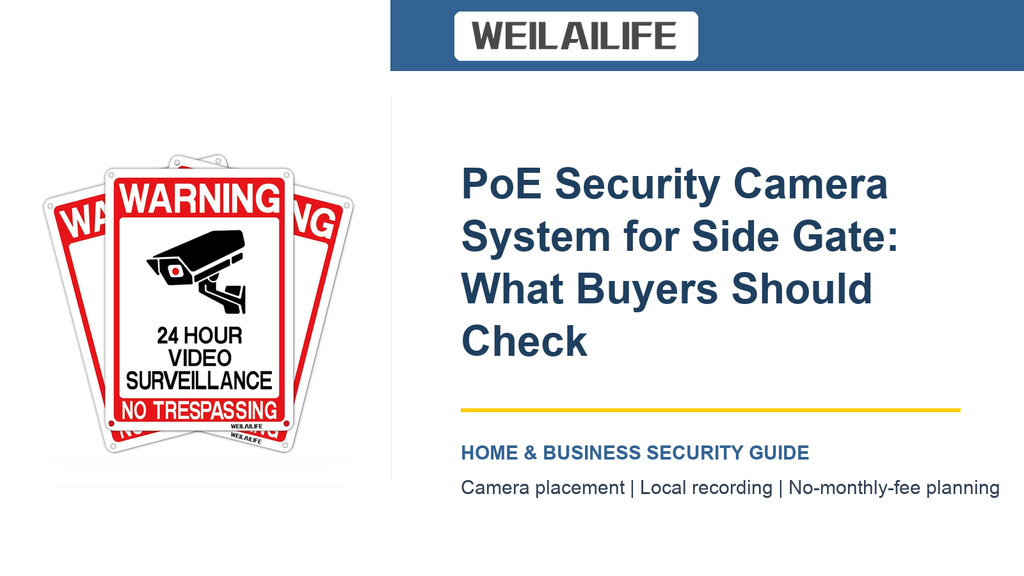 Back Door Coverage Planning for Side Gate Security Cameras