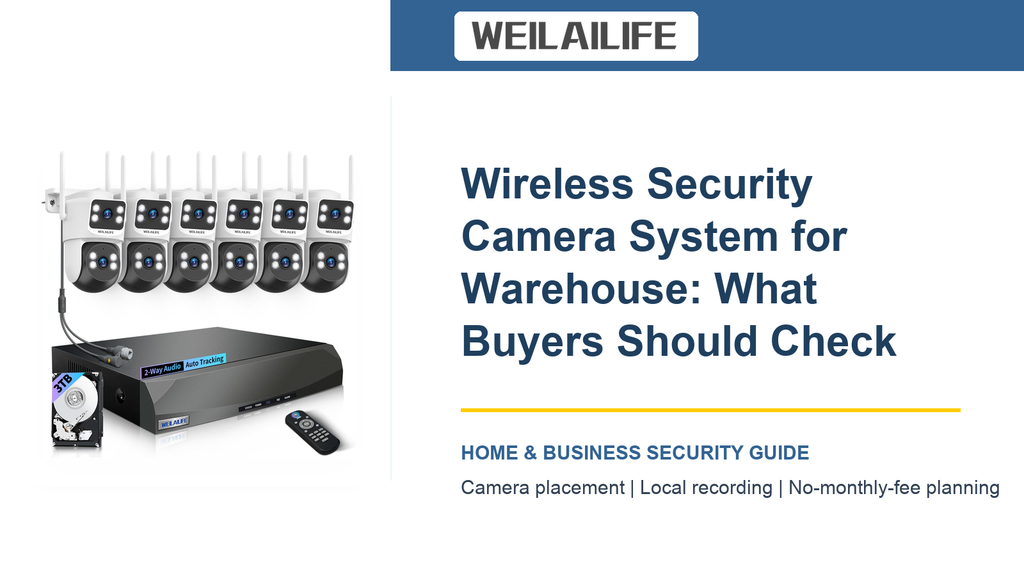 Wireless Security Camera System Buying Questions for the Warehouse: Recording Modes | WEILAILIFE