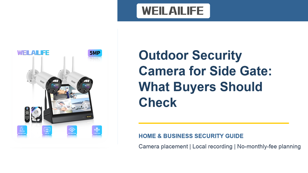 How to Build a Practical Outdoor Security Camera Layout for the Side Gate: Rear Alleys