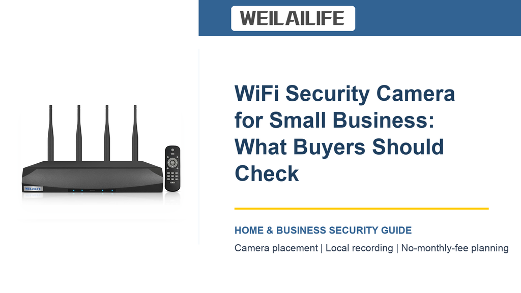 Small Business WiFi Security Camera: Vehicle Detail Guide