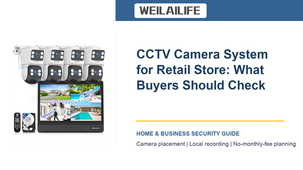 CCTV Camera System for Retail Store: Low-Light Detail Tips
