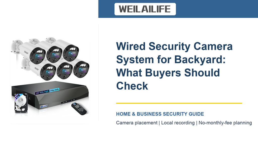 Wired Security Camera System Buying Guide for Backyard: Warehouse Doors