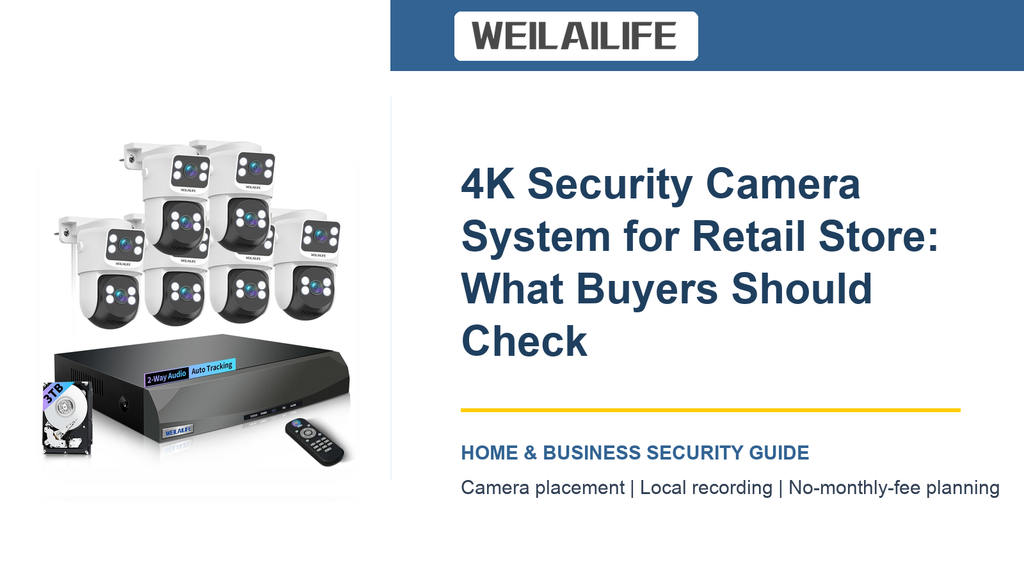 How the Retail Store Changes Your 4K Security Camera System Choice: Workshops