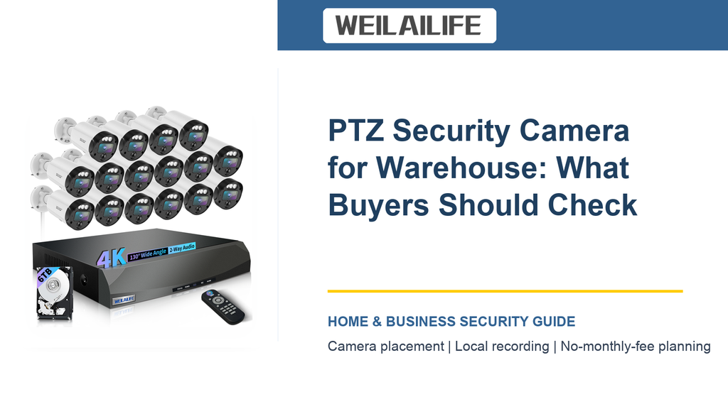 PTZ Security Camera for Warehouse: Mounting Surface Tips