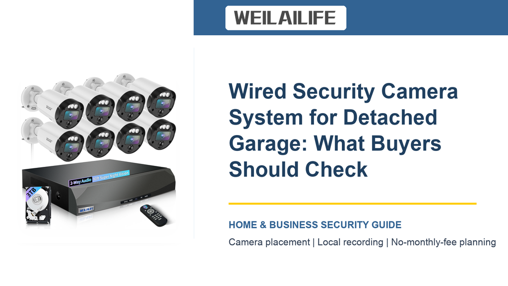 Wired Security Camera System for Detached Garage: Business Hours Tips