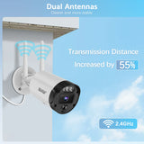 Outdoor Wireless Security Camera System with 2‑Way Audio (Enjoy $10 Off Instantly)