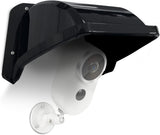 Universal Security Camera Covers Shield Sun Rain, Waterproof Protective Roof for Bullet, Dome Cameras, ABS Plastic Shade Cover (Black)