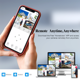 《10-Channel & 5.0MP》 NVR Recorder for Home Security Camera System, 1536P Network Video Recorder, NVR Recorders with Built in WiFi Recorder, Wireless NVR Surveillance