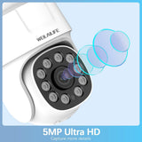 Extend Camera for Outdoor Wireless Security Camera System Indoor PTZ Security Cameras Waterproof Home Video Surveillance
