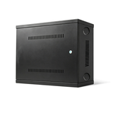 Wall Mount DVR & NVR Lock Box, Heavy Duty Metal Security Cabinet for CCTV, Ventilated with Cable Management