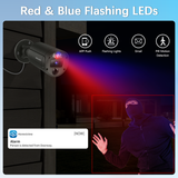 4K PoE Security Camera System, 8CH NVR with 4 Cameras, Flashing LED Alert, 130° Wide Angle, 2-Way Audio, Wired Home Surveillance, No Monthly Fee (Enjoy $10 Off Instantly)