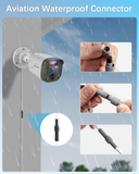 【4 x 100 Feet】 Video Power Cable All-in-One Extension Cables for WEILAILIFE CCTV Security Camera DVR Surveillance Systems
