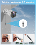 【4 x 100 Feet】 Video Power Cable All-in-One Extension Cables for WEILAILIFE CCTV Security Camera DVR Surveillance Systems