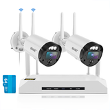 Outdoor Wireless Security Camera System with 2‑Way Audio (Enjoy $10 Off Instantly)