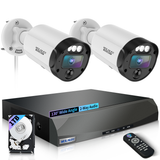 【130°Ultra Wide-Angle】 5MP Outdoor Wired Security Camera System, Wired Home Security Camera System, Home Video Surveillance System(Enjoy $10 Off Instantly)