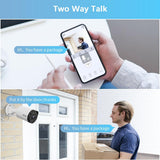 4K Security Camera System with Monitor, 8CH NVR with 4 Cameras & 16" Large Display, 130° Wide Angle, 2-Way Audio, PoE Wired Home Surveillance, Plug & Play, No Monthly Fee (Enjoy $10 Off Instantly)