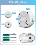 【Only Compatible with Bullet Cameras】 Universal Bullet Security Camera Mount Bracket Hide Cable, Metal Electric Enclosure, Waterproof Outdoor Camera Cover, Base Junction Box for CCTV Cams