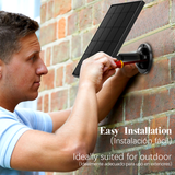 Solar Panel for Wireless Camera Go/Argus Eco/Argus 2/Argus Pro, 3.6W Solar Panel Micro USB Port Cable (1 Waterproof Connector Included)
