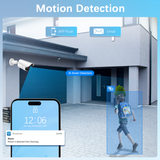 【2-Way Audio】 Outdoor Wired Security Camera System Home Video Security Cameras Systems POE Security Surveillance DVR Kits(Enjoy $20 Off Instantly)