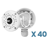 【Security Camera Junction Box】 Universal Bullet Security Camera Mount Bracket, IP66 Waterproof Junction Box for CCTV