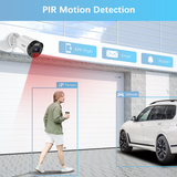 【130°Ultra Wide-Angle】 5MP Outdoor Wired Security Camera System, Wired Home Security Camera System, Home Video Surveillance System(Enjoy $10 Off Instantly)