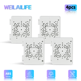 【Compatible with PTZ Cameras】 Security Camera Junction Box, Outdoor CCTV Mounting Bracket, IP65 Waterproof ABS Plastic Cable Concealment Box