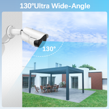 【2-Way Audio】 Outdoor Wired Security Camera System Home Video Security Cameras Systems POE Security Surveillance DVR Kits(Enjoy $20 Off Instantly)