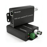EOC Converter Ethernet Over Coax Adapter, CCTV to IP Upgrade, 3000ft, Analog IP Upgrade, 3000ft Long Reach, Power Over Coax, Reuse Coax Cable, Plug & Play, Stable Transfer