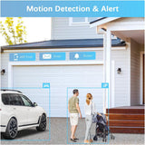 【2-Way Audio ＆ 5MP High Definition】 Outdoor/Home Wireless Extended Security Camera, Bullet Exterior Surveillance, IP66 Waterproof