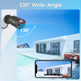4K PoE Security Camera System, 8CH NVR with 4 Cameras, Flashing LED Alert, 130° Wide Angle, 2-Way Audio, Wired Home Surveillance, No Monthly Fee (Enjoy $10 Off Instantly)