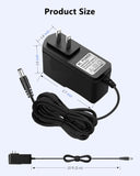 12V 1A Power Supply Adapter for IP/CCTV Security Camera, Output DC 12V 1000mA, Input AC 100V-240V, 50/60Hz, US Plug,10ft AC to DC Power Cord (Black)