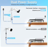 4K PoE Security Camera System, 16CH NVR with 12 Cameras, PIR Motion Detection & Email Alert, 130° Wide Angle, 2-Way Audio, IP66 Waterproof, Wired Home & Business Surveillance, No Monthly Fee (Enjoy $20 Off Instantly)