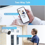 Outdoor Wireless Security Camera System with 2-Way Audio, 5MP & 90ft Night Vision
