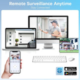 【90ft Super Night Vision】 Wired Security Camera System, Home Video Security Cameras Systems, POE DVR Surveillance Kits(Enjoy $10 Off Instantly)