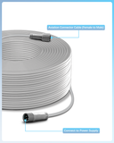 【4 x 100 Feet】 Video Power Cable All-in-One Extension Cables for WEILAILIFE CCTV Security Camera DVR Surveillance Systems