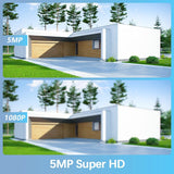 5.0MP Extended Security Camera,Outdoor Wired CCTV Camera,Bullet Exterior Surveillance, Home Video Surveillance & Security Cameras