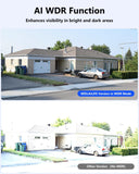 Wireless Outdoor Extend PTZ Security Camera, 4MP, 2-Way Audio (1 Pack)