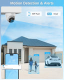 4K POE Wired Dome Security Camera System – 6 Outdoor Indoor IP Cameras, 130° Wide Angle, 2-Way Audio, PIR Detection, No Monthly Fee (Enjoy $20 Off Instantly)