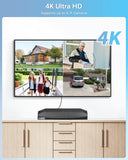 4K 16CH POE NVR Network Video Recorder, Supports up to 8 x 8MP/4K IP Cameras, Supports up to 8TB Hard Drive