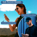 Smart Door Lock, Keyless Entry Bluetooth Door Locks, Finger Print Auto-Lock，Front Door Smart Lock Works with APP Control, Digital Password
