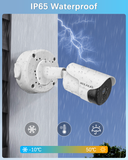 【Only Compatible with Bullet Cameras】 Universal Bullet Security Camera Mount Bracket Hide Cable, Metal Electric Enclosure, Waterproof Outdoor Camera Cover, Base Junction Box for CCTV Cams