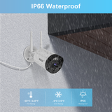 【90ft Super Night Vision】 5MP Outdoor Wireless Security Camera System, Wireless Cameras for Home Security, Home Video Security Cameras, WiFi Surveillance DVR Kits(Enjoy $20 Off Instantly)
