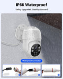 4K 8MP PoE PTZ Security Camera System, Wired Outdoor Indoor Surveillance, 2-Way Audio, Auto Tracking, Motion Detection, No Monthly Fee (Enjoy $10 Off Instantly)