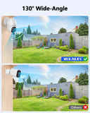 4K 8MP PoE PTZ Security Camera System, Wired Outdoor Indoor Surveillance, 2-Way Audio, Auto Tracking, Motion Detection, No Monthly Fee (Enjoy $10 Off Instantly)