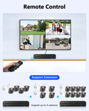 【90ft Super Night Vision】 5MP Outdoor Wired Security Camera System, Home Video Surveillance Systems, CCTV Cameras with DVR Recorder(Enjoy $10 Off Instantly)